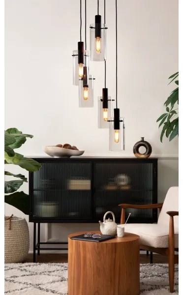 Eglo 97368 -  Csillár zsinóron MONTEFINO 5xE27/60W/230V