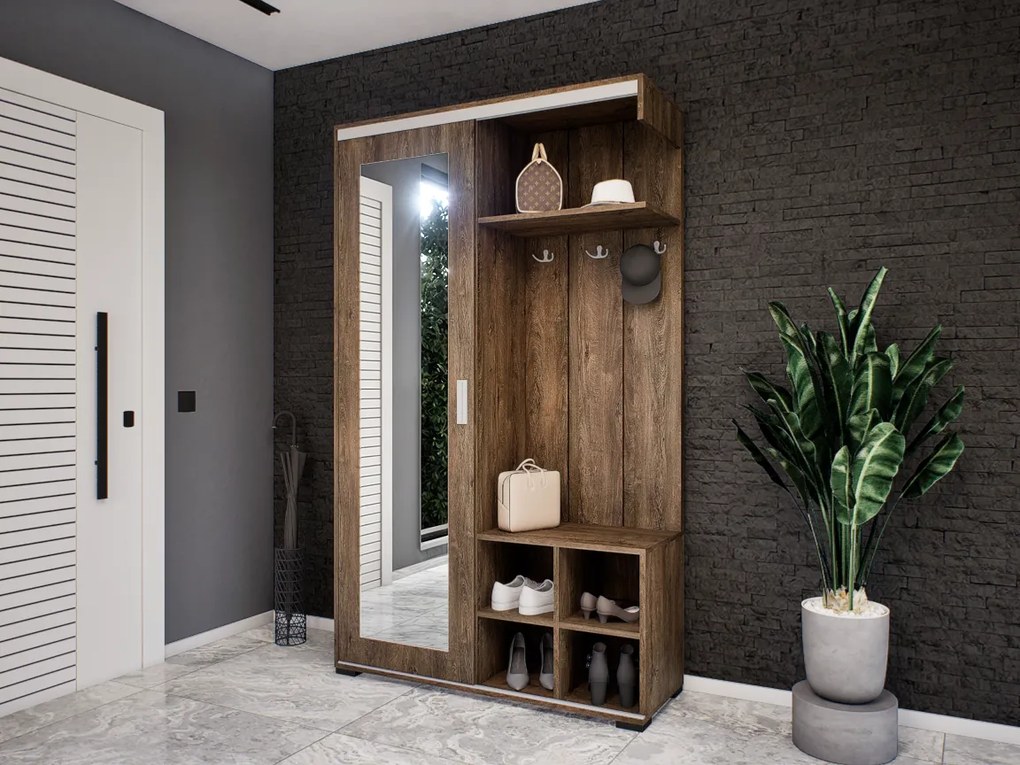 Vespera Tolóajtós Előszoba Garnitúra (Bolzánó) modern