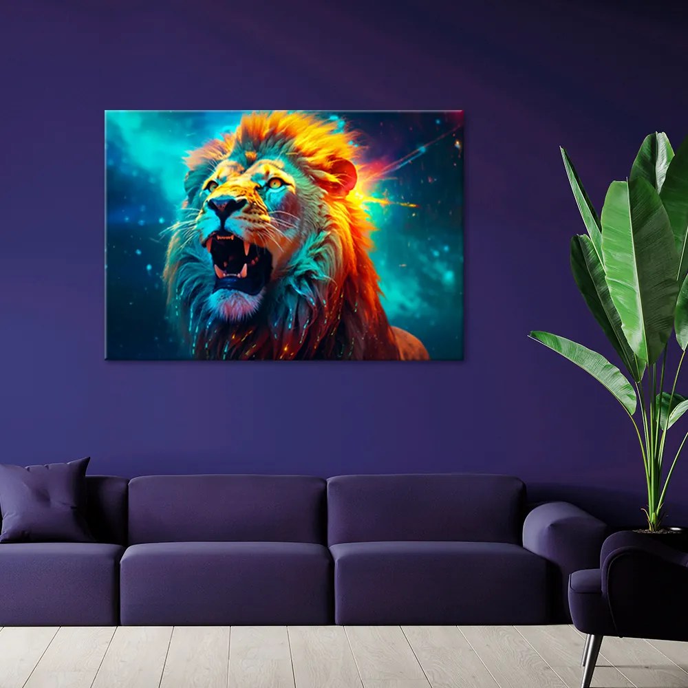 Gario Vászonkép Királyi oroszlán Méret: 100 x 70 cm