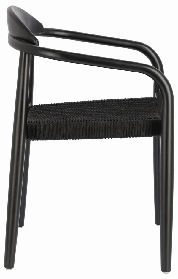 Glynis fekete eukaliptuszfa kerti szék - Kave Home