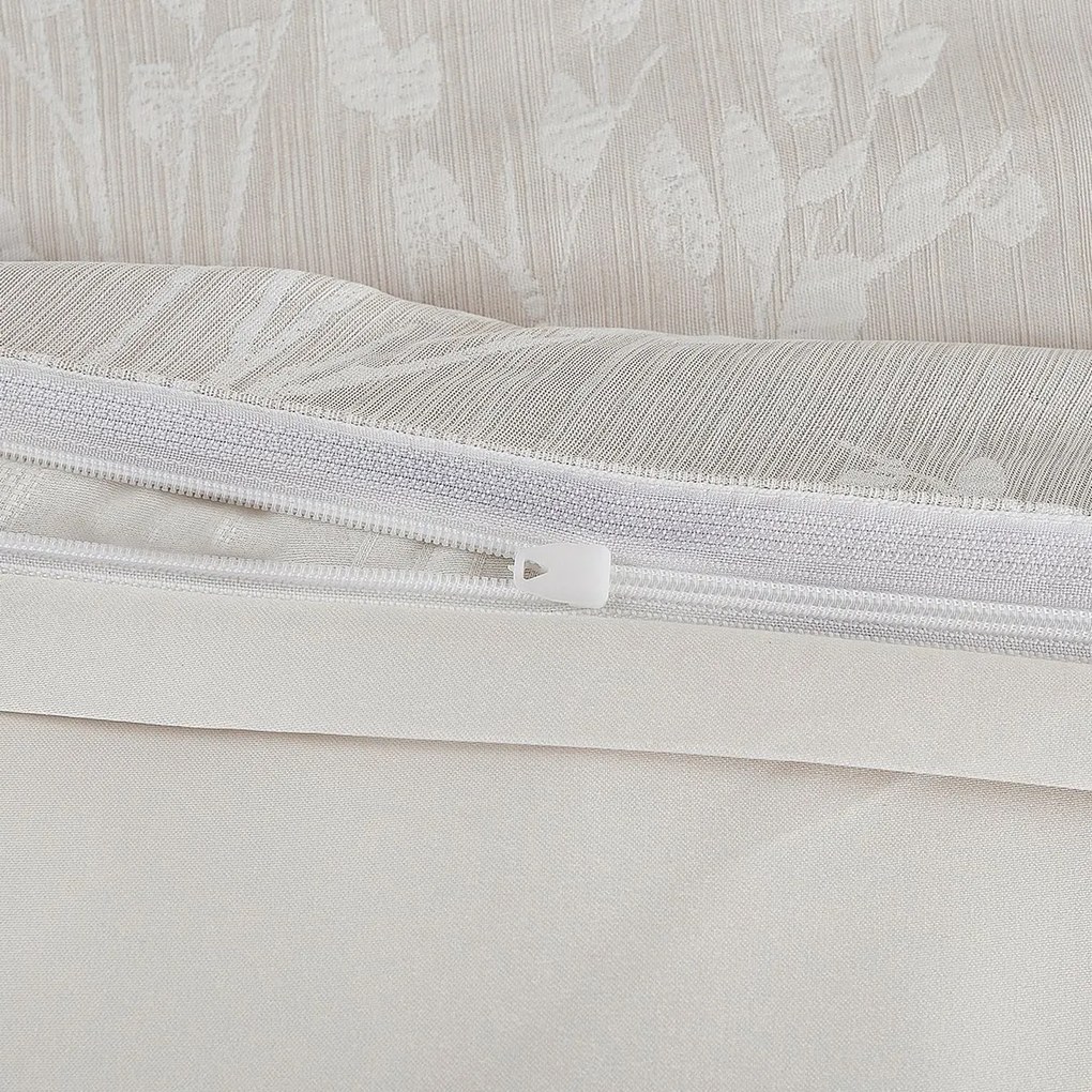 Alabama bézs színű jacquard ágynemű, 140 x 200 cm, 70 x 90 cm