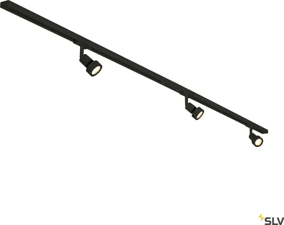 SLV 1F TRACK SET 143190 Sínreflektor 3x4.3W/GU10 2956LM IP20