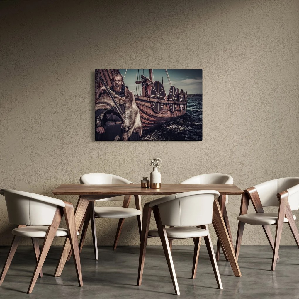 Kép - Viking harcos (90x60 cm)