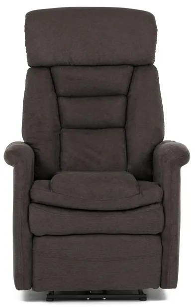 Relax fotel beépített elektromos vezérléssel, barna szövetkárpittal. TV-925 BR2