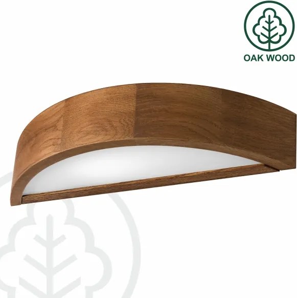 BRILAGI - CARVALHO LED fali lámpa 1xE27/15W/230V tölgy-cseresznye
