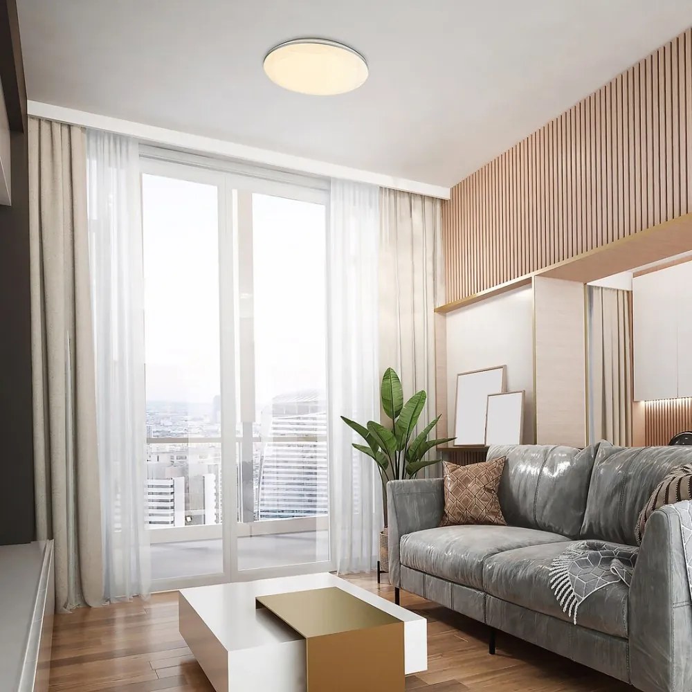 Rábalux Oswald2 71053 kristályeffektes mennyezetlámpa, 24W LED, 4000K, 1800 lm