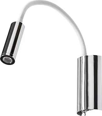 RENDL SHOW nástěnná bílá chrom 230V LED 3W 3000K