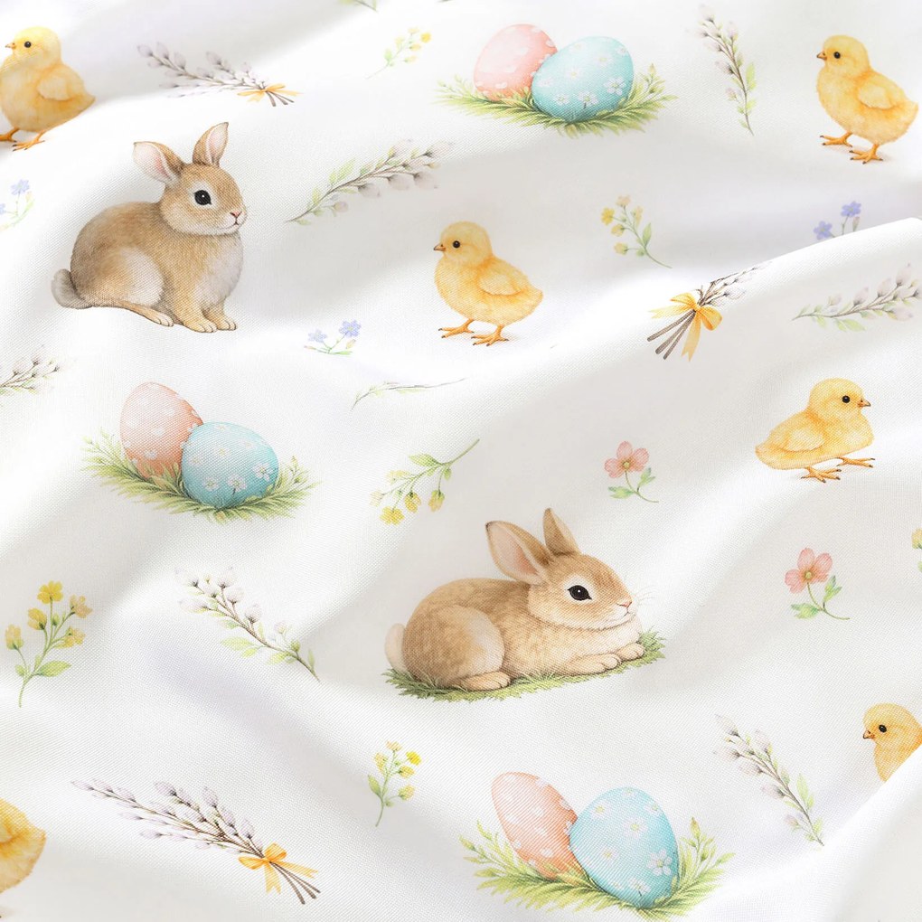 Goldea húsvéti díszpárnahuzat - vidám húsvét 45 x 45 cm