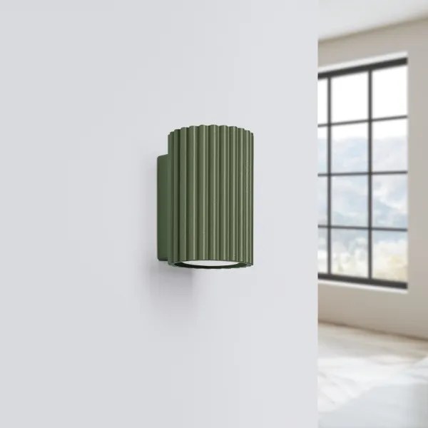 Brilagi - LED fali lámpa CRESTO 1xGU10/10W/230V 10 cm zöld