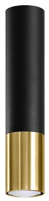 Sollux SL.0951 - Spotlámpa LOOPEZ 1xGU10/10W/230V fekete/arany