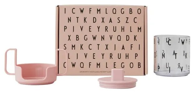 Grow With Your Cup rózsaszín gyerekbögre - Design Letters