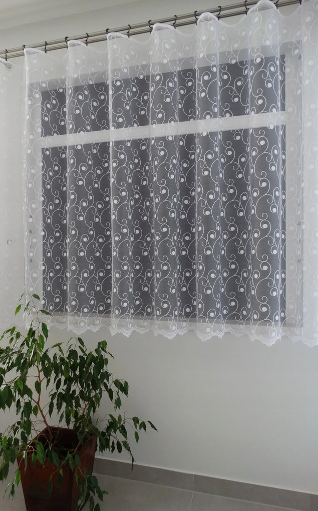 Mg Függöny 618/306 Fehér 330X160cm készre szerelve K szalaggal