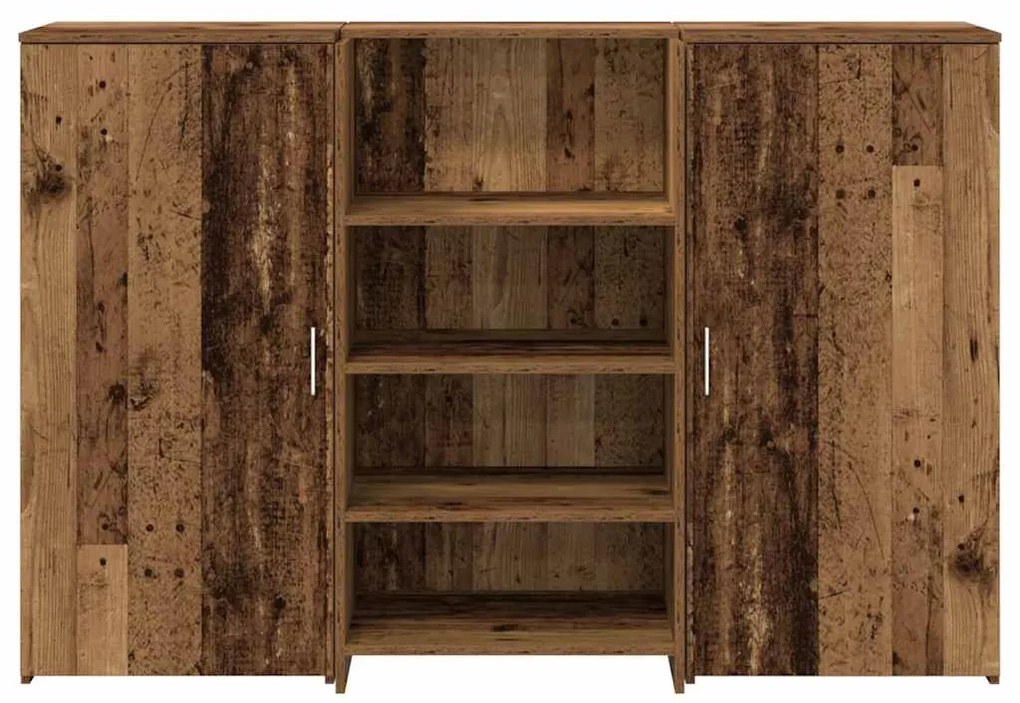 recepciós pult antik fa 155x50x103,5 cm szerelt fa