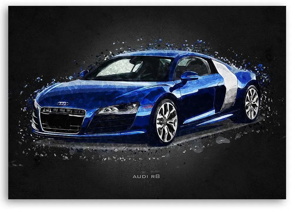 Gario Vászonkép Audi R8 - Gab Fernando Méret: 100 x 70 cm