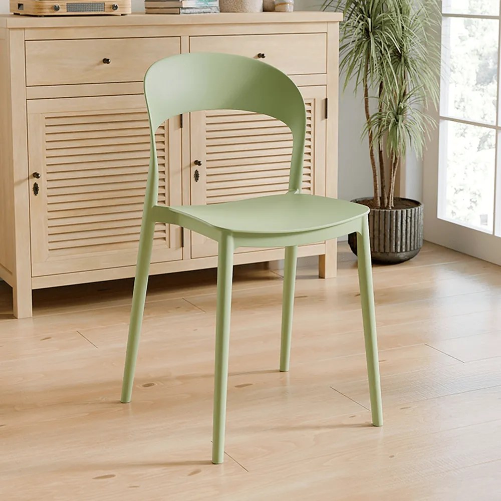 Rakásolható szék, zöld, RADANA NEW