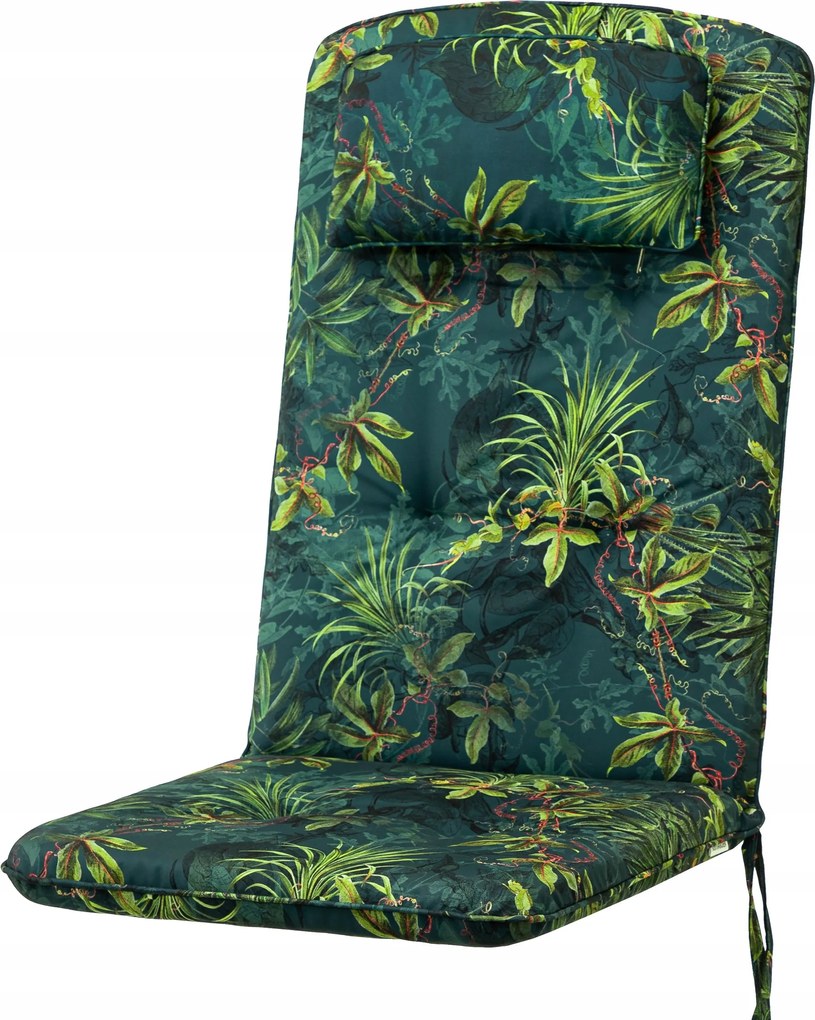 Kerti párna fotelhez, székpárna háttámlával, vízálló