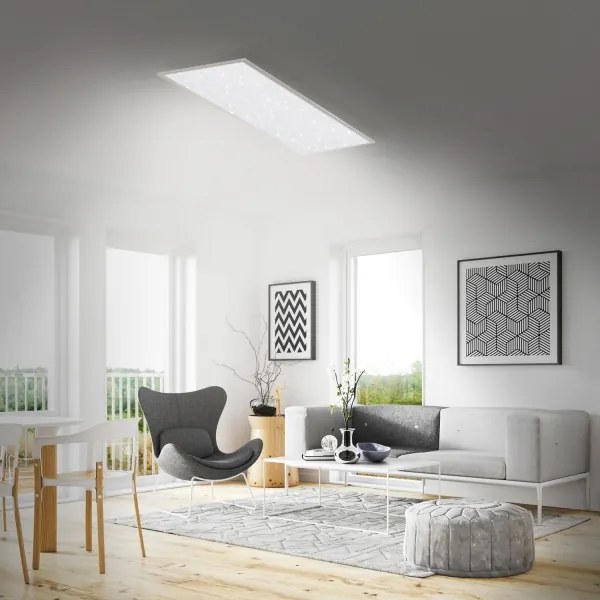 Briloner 7304-016 - LED Dimmelhető mennyezeti lámpa STARRY SKY LED/36W/230V + távirányító