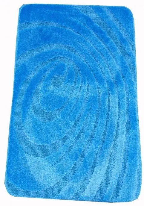 Kalipszó 3 részes Fürdőszoba Szőnyeg Szett 50 x 80 cm Kék