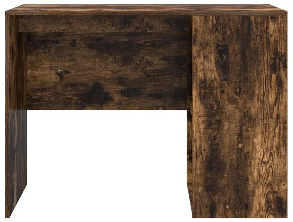 Íróasztal polcokkal Füstölt tölgy 102 x 50 x 75 cm Faanyag