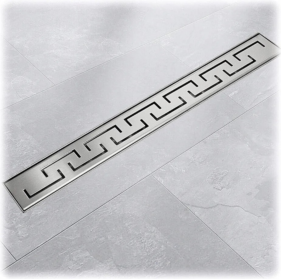 Bogen 130cm-es rozsdamentes acél lineáris zuhanyfolyóka 35L/perc