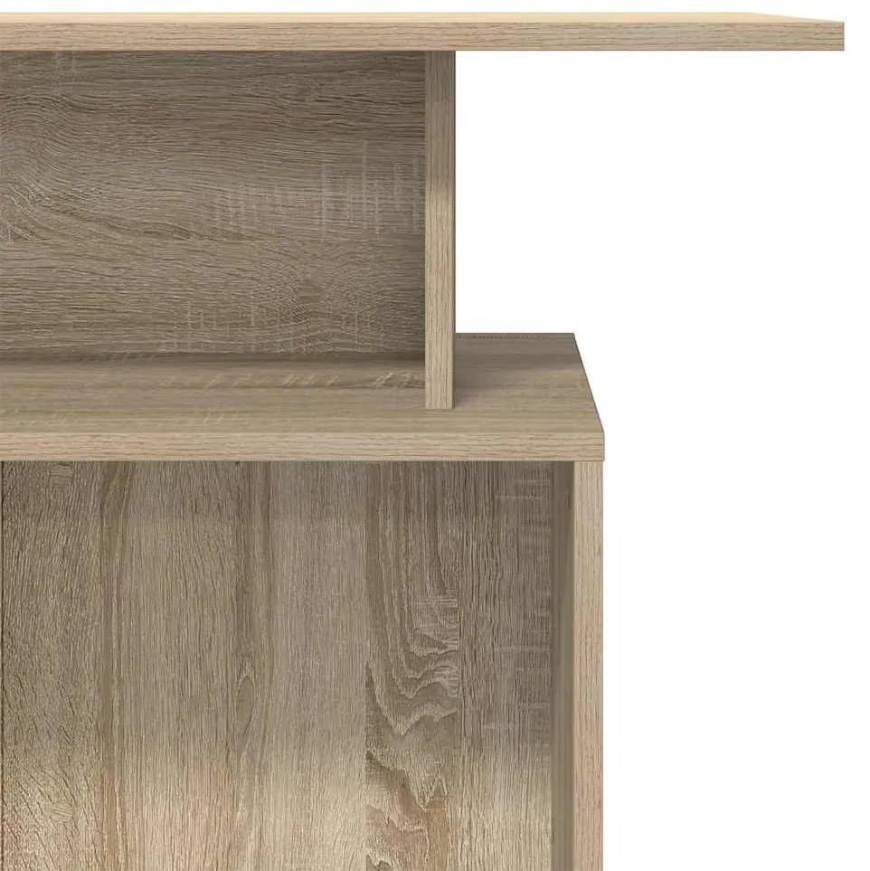 recepciós pult sonoma tölgy 100x40x104 cm szerelt fa