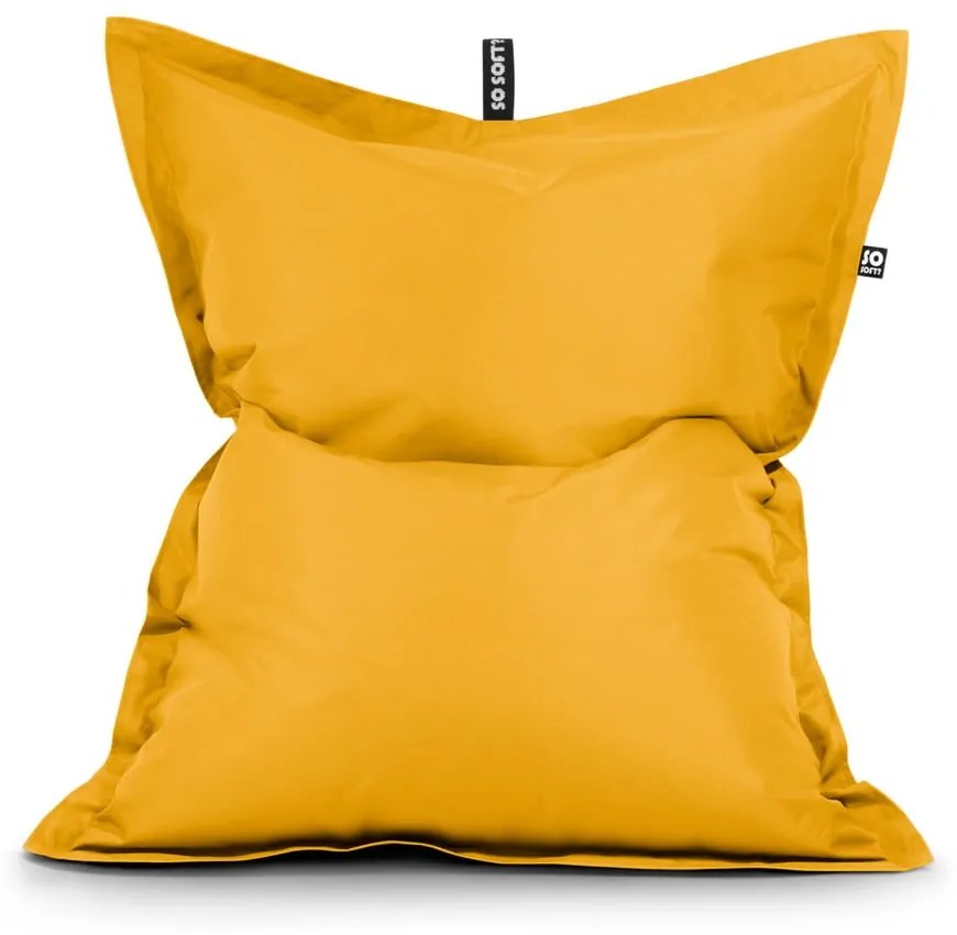 Sárga babzsákfotel Pad L – So Soft?