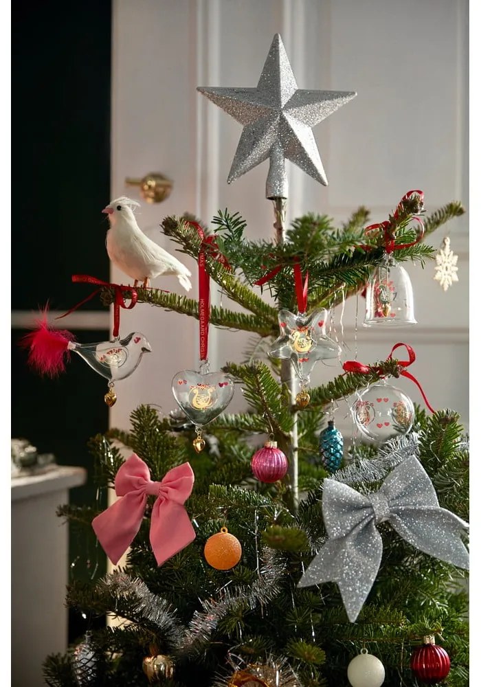 Üveg kézzel fújt karácsonyfadísz ø 5,5 cm Ann-Sofi Romme Annual Christmas Bell 2025 – Holmegaard