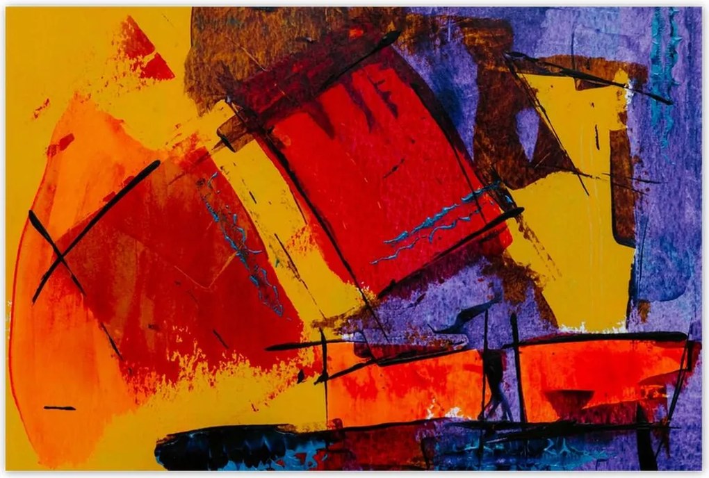 Poszterek 120x80 Absztrakt Halak