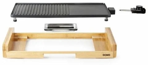 DOMO DO8311TP elektromos asztali grill - bambusz