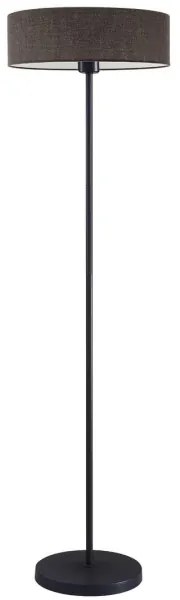 LED állólámpa TUNJA 1xE27/20W/230V, Ø 38 cm, fekete/barna