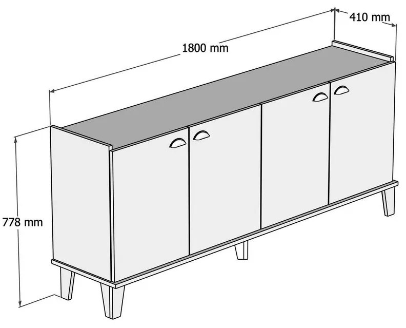 Konzolasztal Sumer H3030