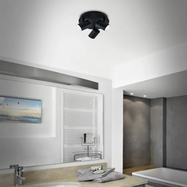 Briloner&nbsp;10476229 - Fürdőszobai spotlámpa 3xGU10/5W/230V IP44 fekete