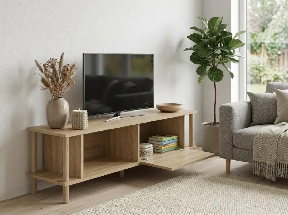 TV állvány PARIS 150 cm, sonoma tölgy