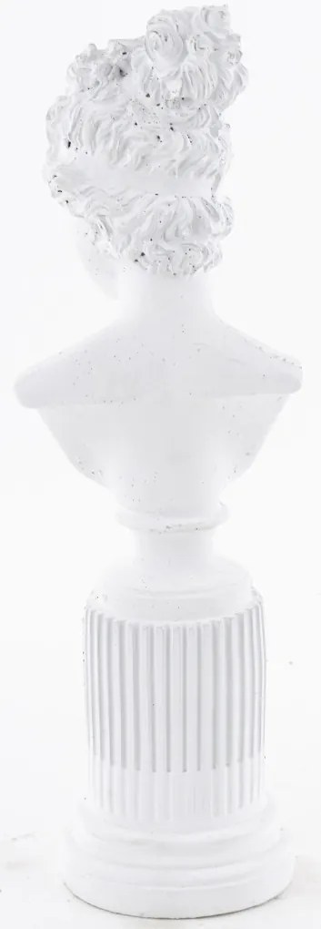 Szobor Dekorfigura Dekoratív cement Fehér 36x11x9cm