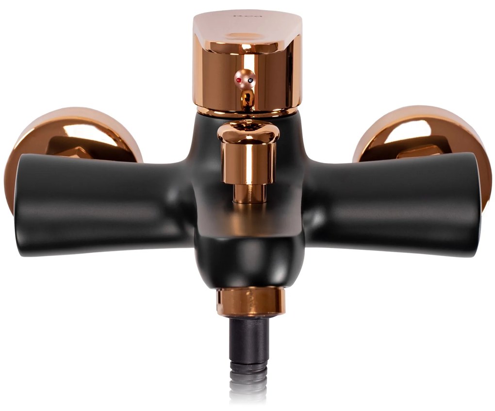 Fürdőkád csaptelep REA Mild Black Rose Gold