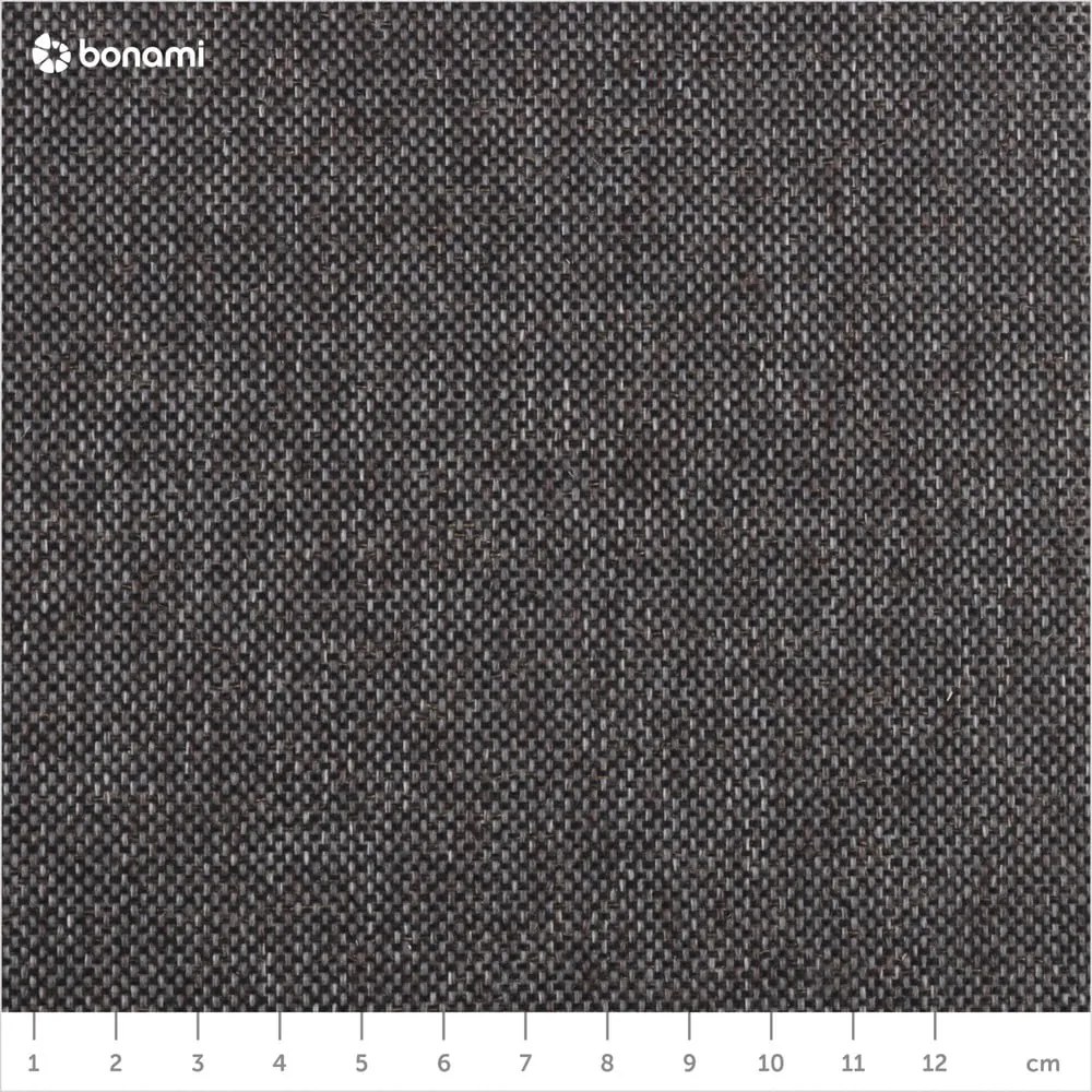 Dazzling Daisy sötétszürke kinyitható U alakú kanapé, bal oldalas - Miuform