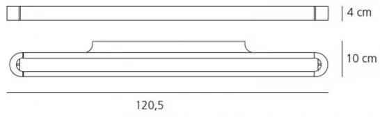 Artemide AR 1917010A - TALO 120 LED fali lámpa 1xLED/51W/230V