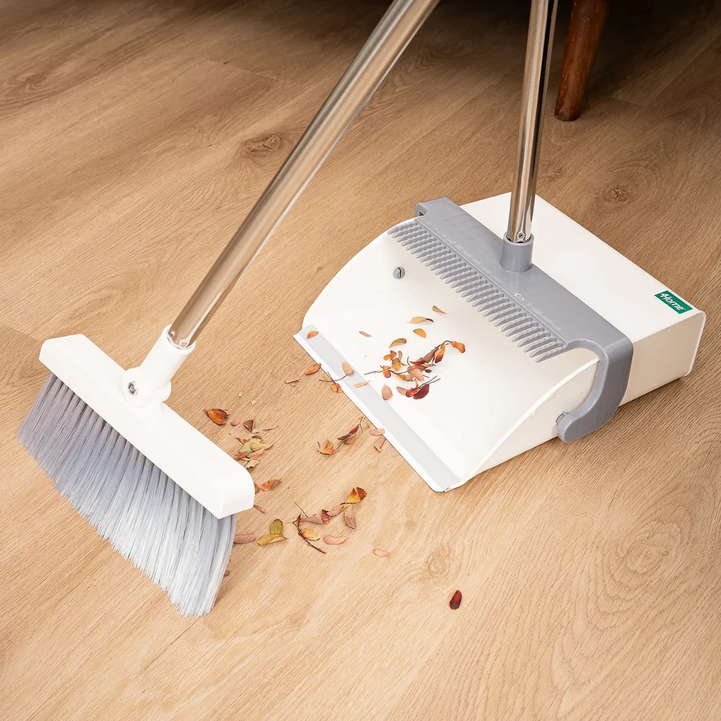 4Home Lusta seprű és lapát szett nyéllel