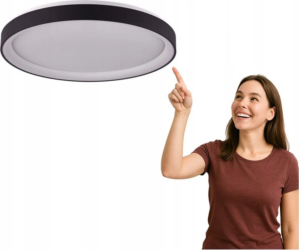 Led mennyezeti lámpa 38W Vico PLF-53675-048RC-BK-3KS4K Italux