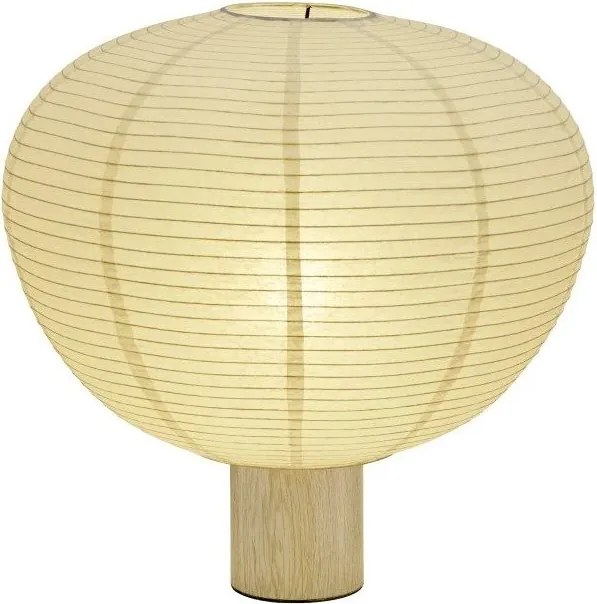 Fehér-natúr színű asztali lámpa papír búrával (magasság 45 cm) Kami – Blomus