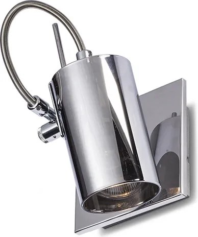 RENDL BUGSY I nástěnná chromované sklo 230V GU10 50W