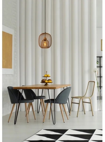 Lucide 78396/01/43 - Csillár zsinóron JERREL 1xE27/40W/230V barna