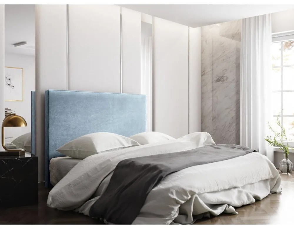 Világoskék ágytámla 180x120 cm Natalia – Milo Casa