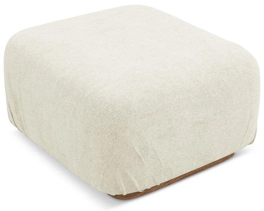 Krémszínű buklé moduláris lábtartó Ailani – Makamii