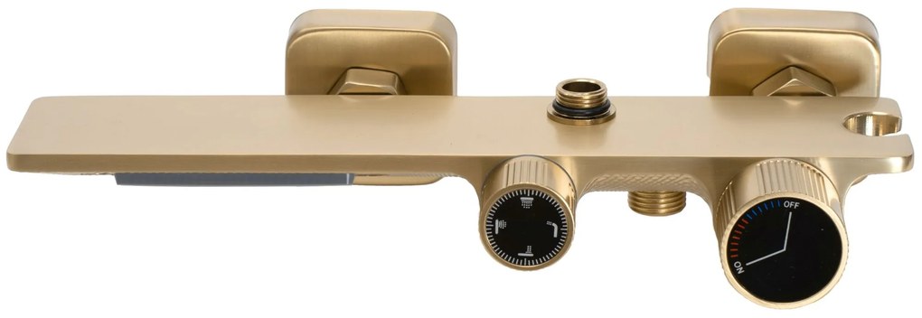 Zuhanyszett REA HELIX Brush Gold