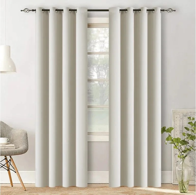 2x OXFORD fehér-krém függöny 140x250 cm