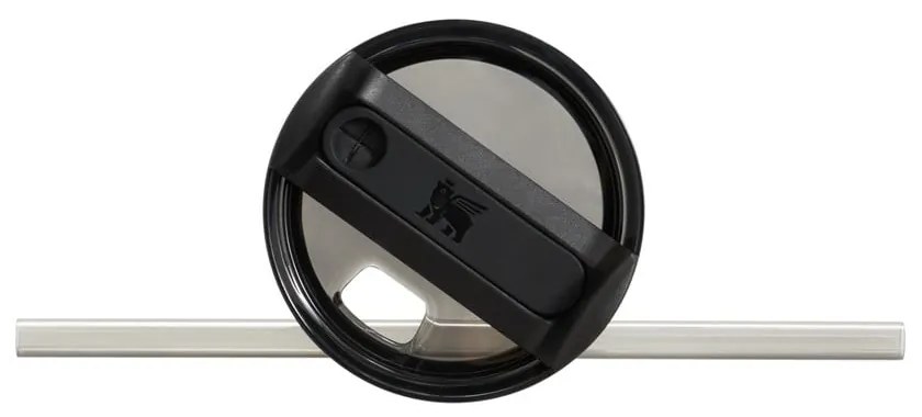 Fekete rozsdamentes acél termosz szívószállal 600 ml Quencher H2.0 FlowState Tumbler Black – Stanley