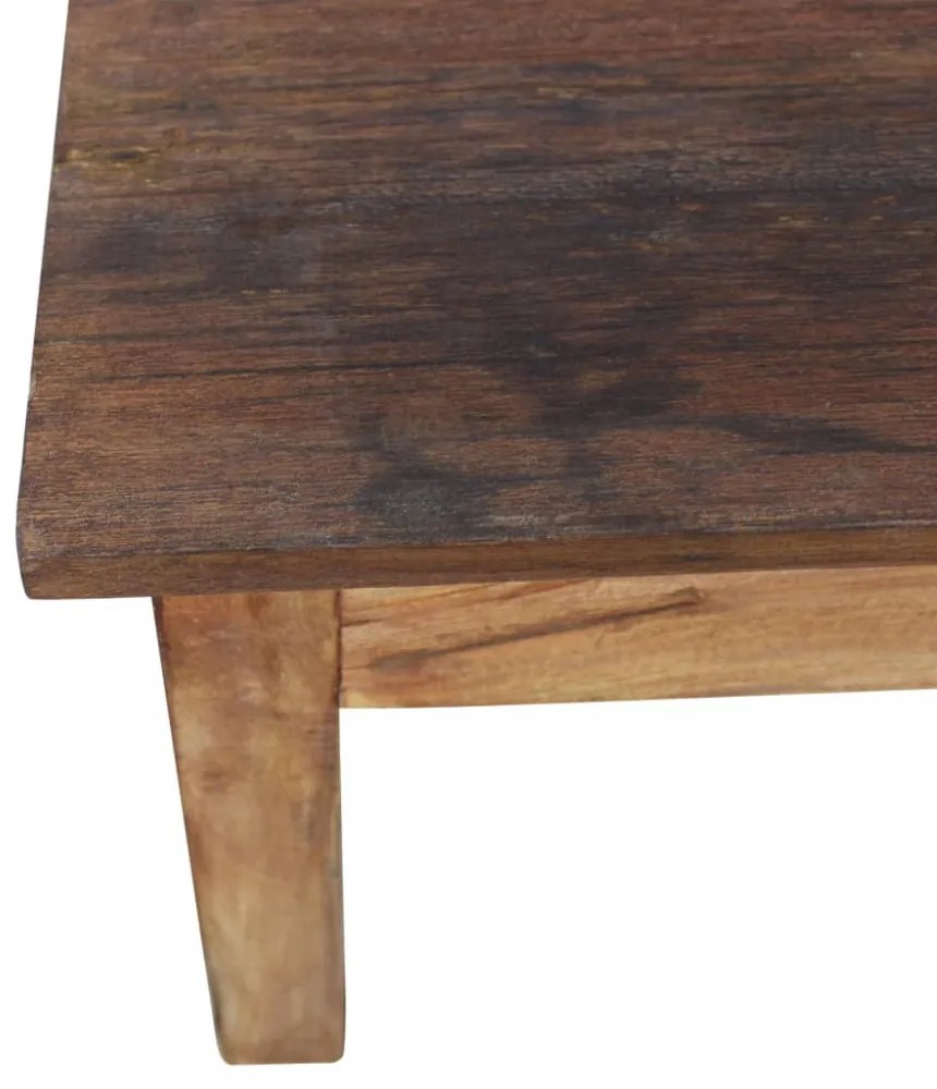 tömör mahagóni fa dohányzóasztal 96 x 73 x 45 cm