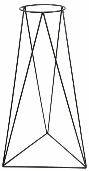 TRIANGL virágtartó állvány 90x50 cm fekete