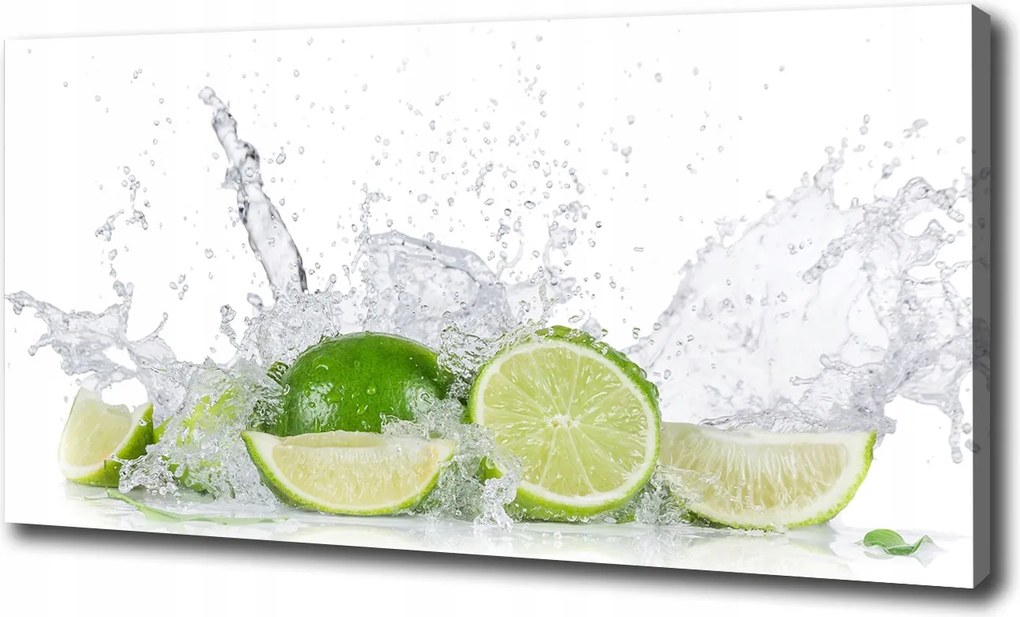 Vászonkép Lime és víz 100x70 cm